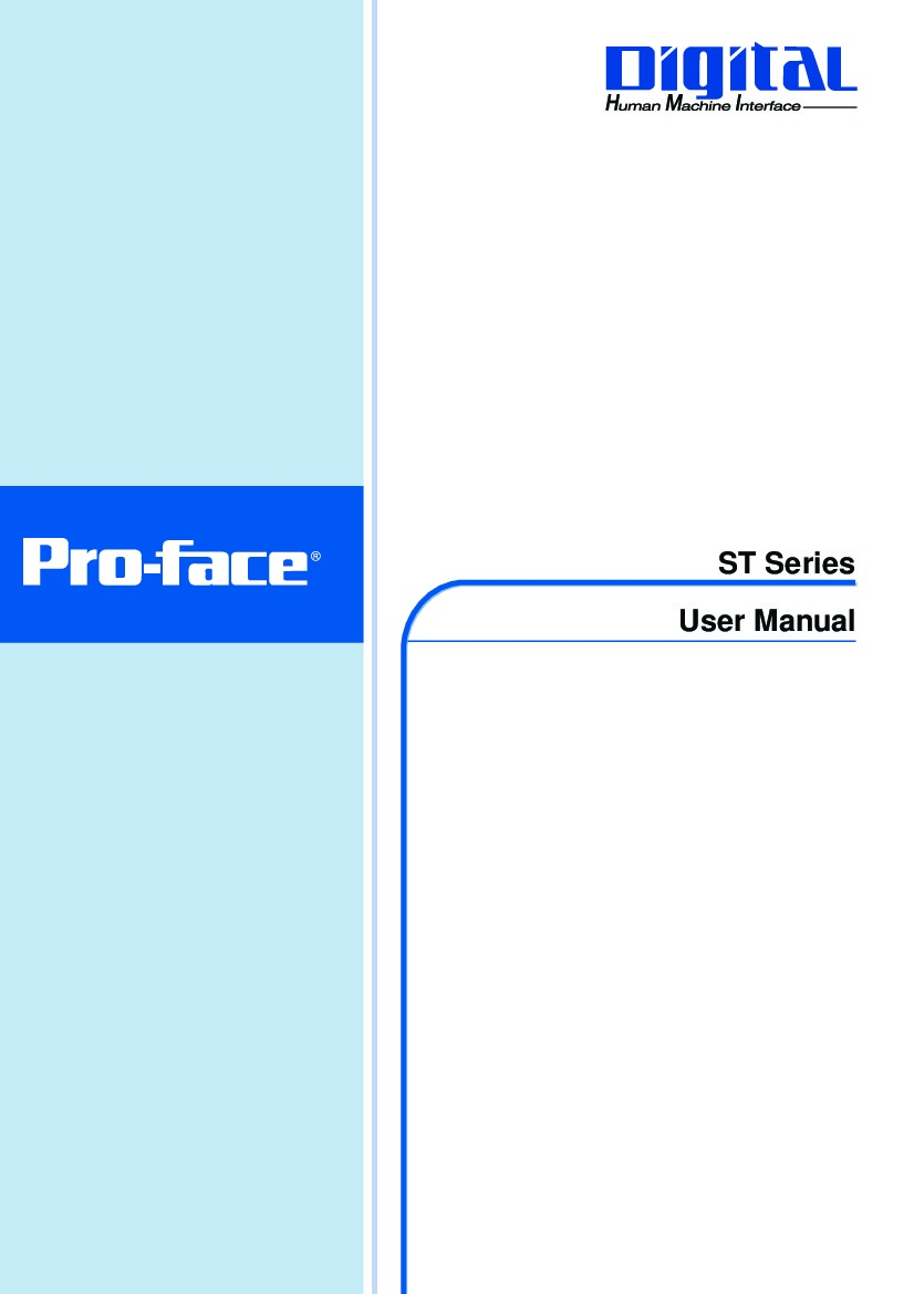 First Page Image of ST400-AG41-24V ST Series User Manual.pdf